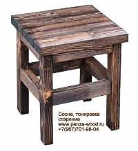 _табурет-сосна-старение-тонировка